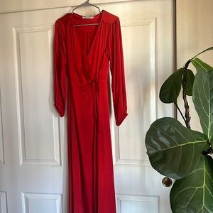 Zara red dress